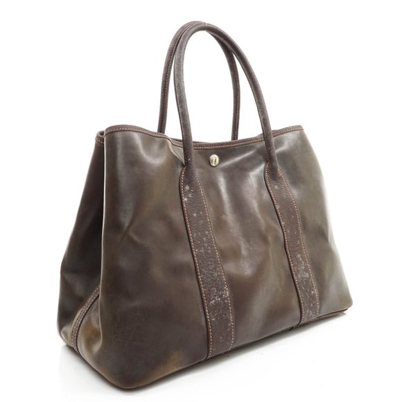 Auth Hermes Tote Bag Amazonia Rubber #13540H19 - Picture 4 of 14